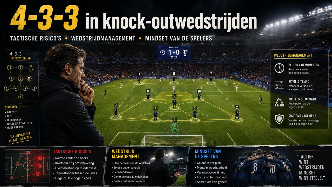 4-3-3 in knock-outwedstrijden: Tactische risico's