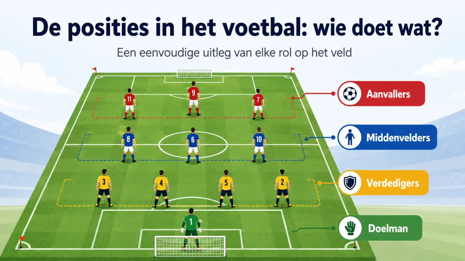 de-posities-in-het-voetbal