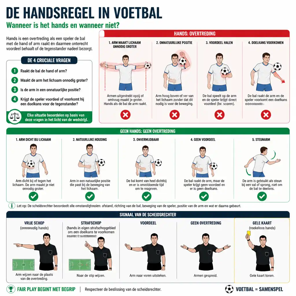 hands in voetbal